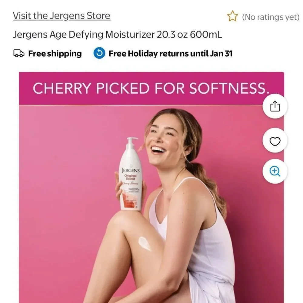 🛍️Jergens Age Defying Moisturizer with Vitamin A, E & C - Cream💥